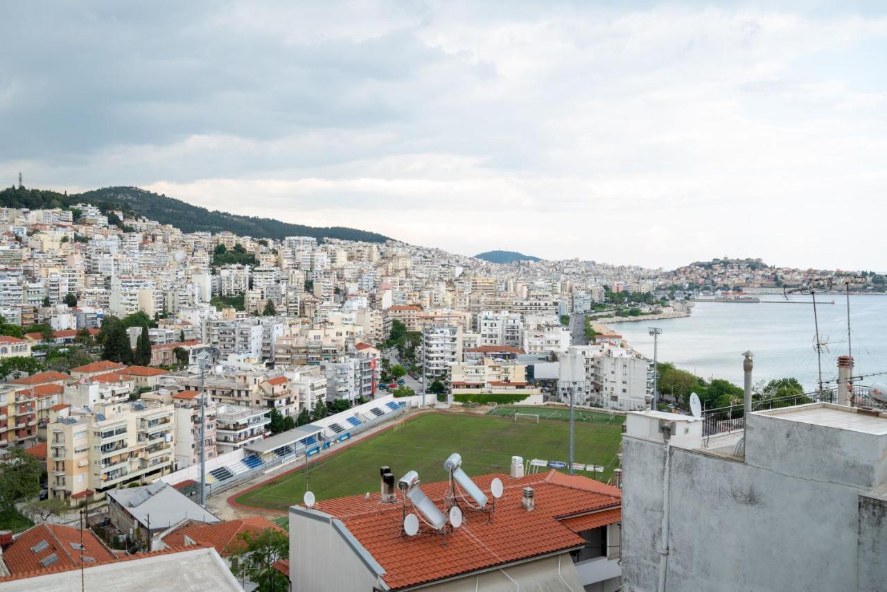 Pleasures House Kavala Apartment ภายนอก รูปภาพ