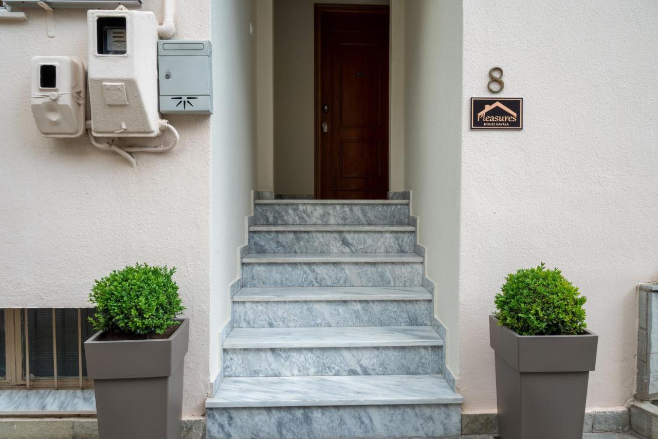 Pleasures House Kavala Apartment ภายนอก รูปภาพ